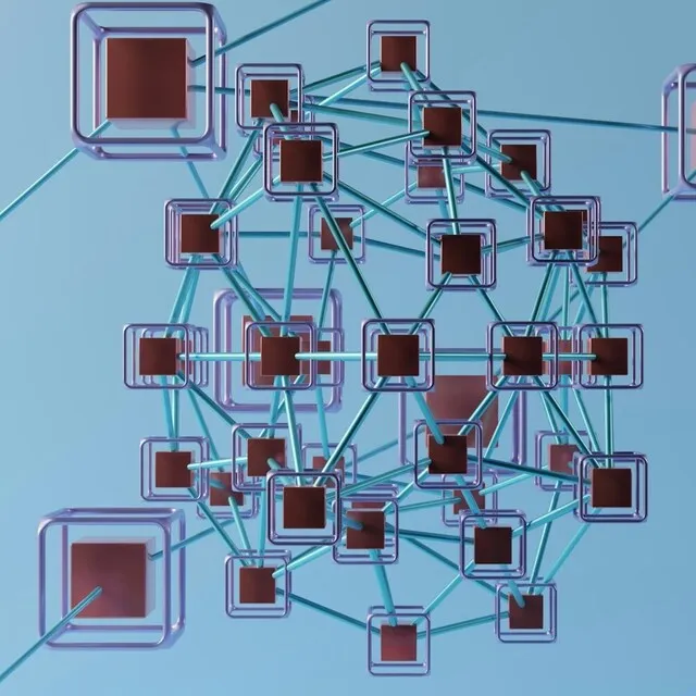 Connected cubes representing system integration
