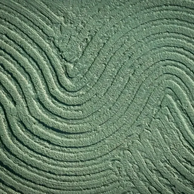 Green fingerprint image with technological elements